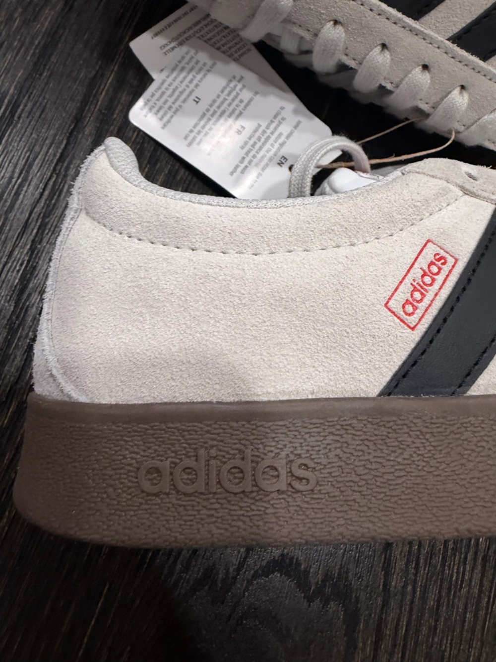 Adidas VL COURT 2.0 Lifestyle Skate Shoes Unisex Low Top Gray men’s 7.5 - Picture 2 of 10